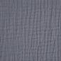 Preview: Musselin Double Gauze uni mittelgrau